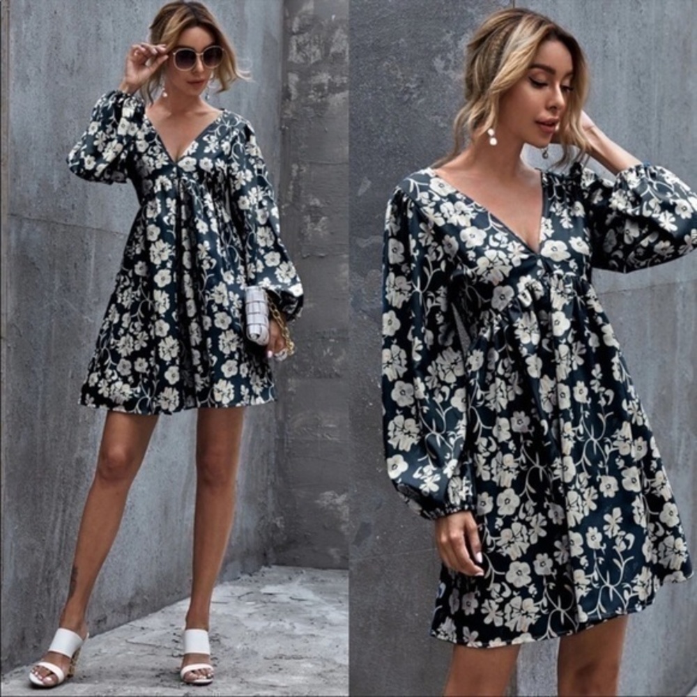 Floral Print Dress - Picture 2 of 3